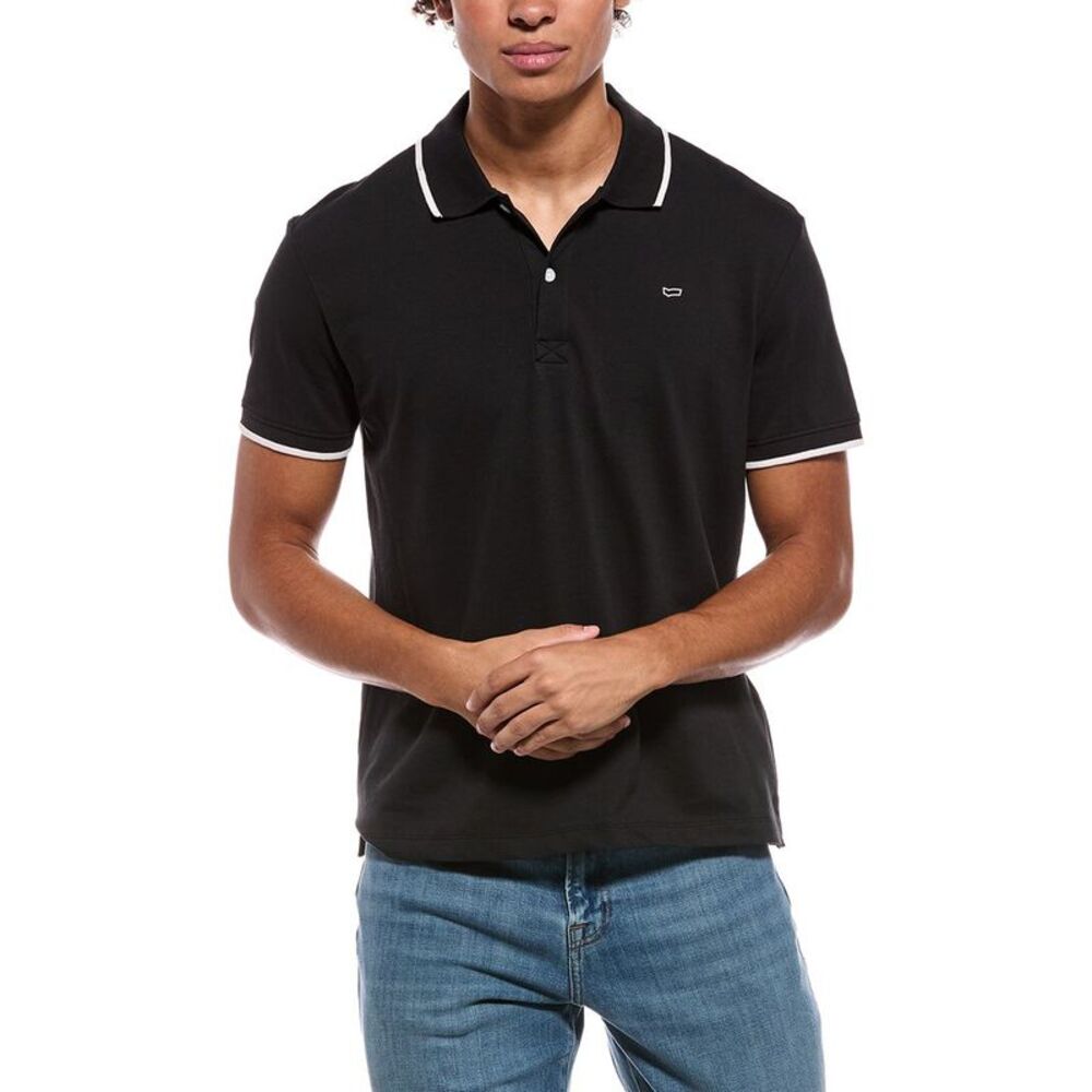 Gas Mens  Polo Shirt, Black